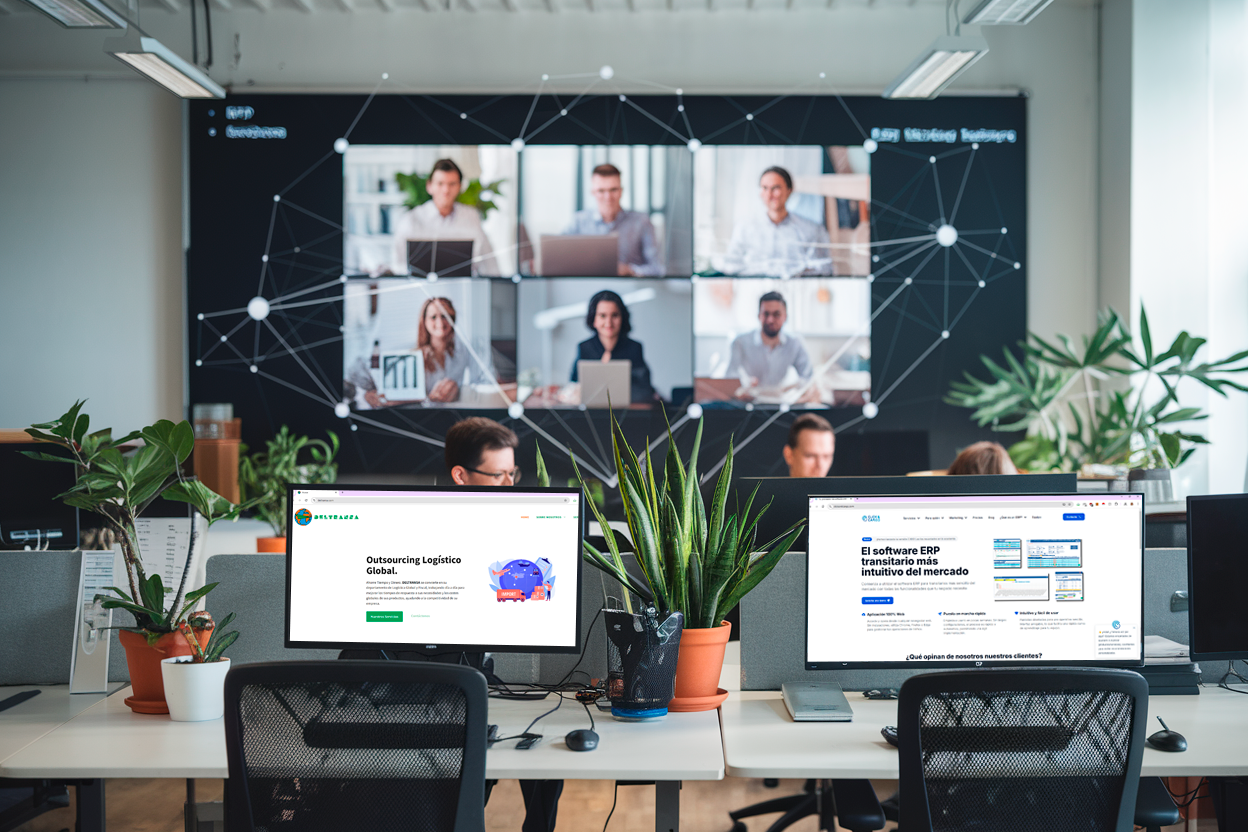 Conexión entre DELTRANSA y su proveedor de software ERP durante la implementación de Click&Cargo.